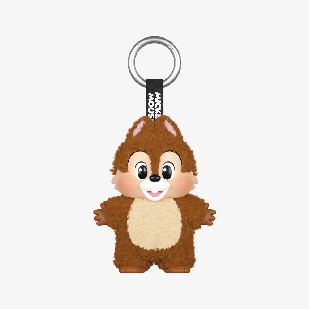 Pop Mart Disney Mickey Family Cute Together Chip Plush Pendant Keychain